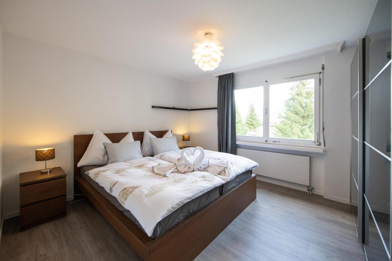 Agrimonia - Moebilierte Ferienwohnung Mit Balkon ดาวอส ภายนอก รูปภาพ