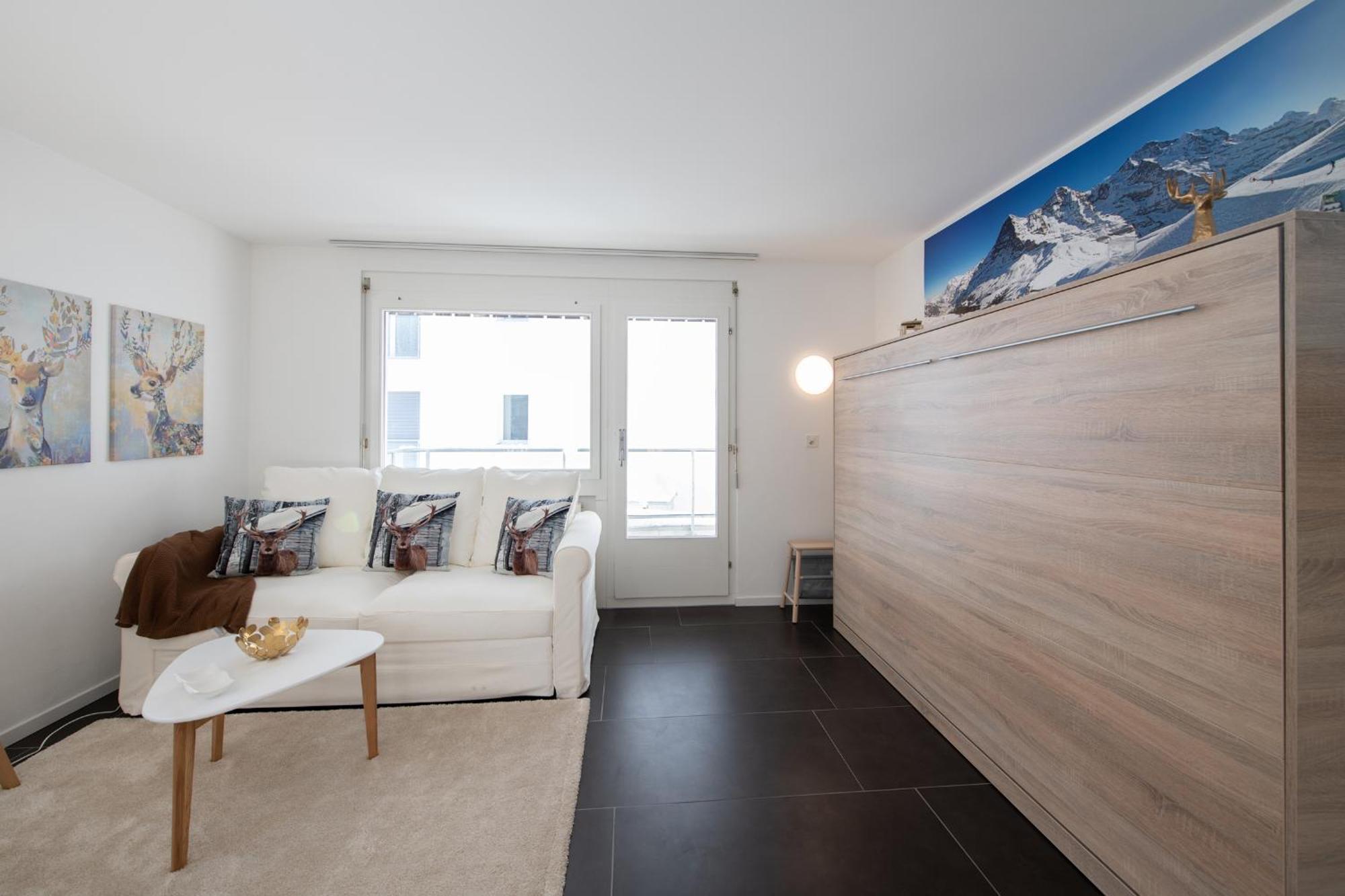 Agrimonia - Moebilierte Ferienwohnung Mit Balkon ดาวอส ภายนอก รูปภาพ